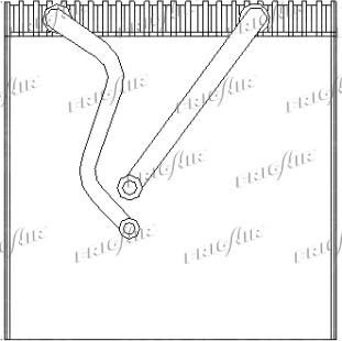 Frigair 710.30038 - Испаритель, кондиционер autospares.lv