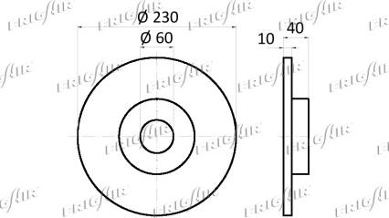 Frigair DC09.107 - Тормозной диск autospares.lv