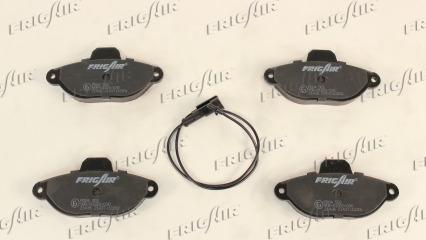 Frigair PD04.502 - Тормозные колодки, дисковые, комплект autospares.lv