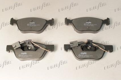 Frigair PD04.515 - Тормозные колодки, дисковые, комплект autospares.lv