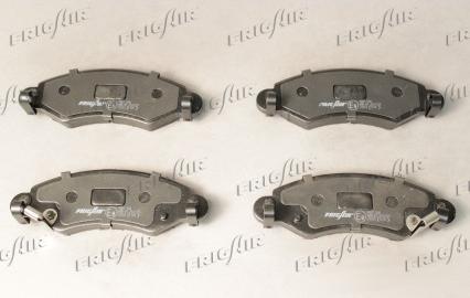 Frigair PD07.504 - Тормозные колодки, дисковые, комплект autospares.lv