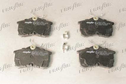 Frigair PD19.509 - Тормозные колодки, дисковые, комплект autospares.lv