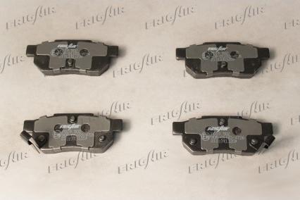 Frigair PD19.502 - Тормозные колодки, дисковые, комплект autospares.lv