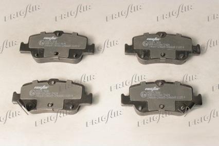 Frigair PD15.508 - Тормозные колодки, дисковые, комплект autospares.lv