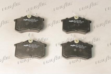Frigair PD10.502 - Тормозные колодки, дисковые, комплект autospares.lv