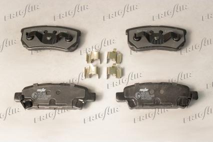 Frigair PD18.505 - Тормозные колодки, дисковые, комплект autospares.lv