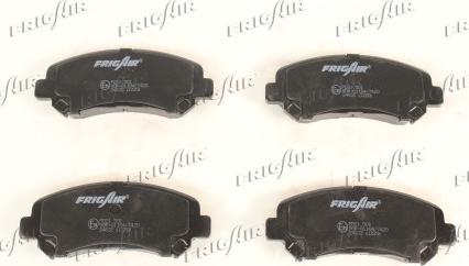 Frigair PD21.501 - Тормозные колодки, дисковые, комплект autospares.lv