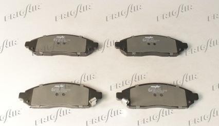 Frigair PD21.507 - Тормозные колодки, дисковые, комплект autospares.lv