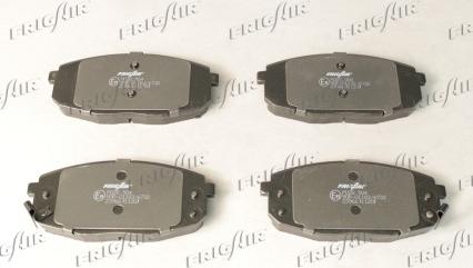 Frigair PD28.504 - Тормозные колодки, дисковые, комплект autospares.lv