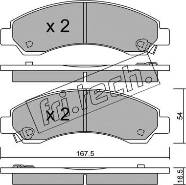 Fri.Tech. 905.0 - Комплектующие, барабанный тормозной механизм autospares.lv