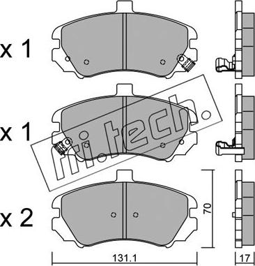 Fri.Tech. 901.0 - Комплектующие, барабанный тормозной механизм autospares.lv