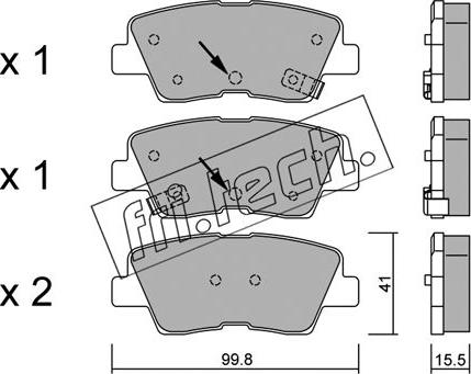 Fri.Tech. 903.1 - Комплектующие, барабанный тормозной механизм autospares.lv