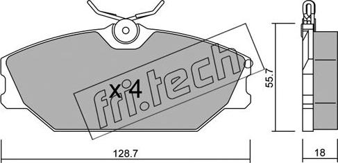 Fri.Tech. 144.2 - Комплектующие, барабанный тормозной механизм autospares.lv