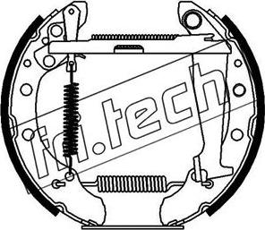 Fri.Tech. 16087 - Комплект тормозных колодок, барабанные autospares.lv