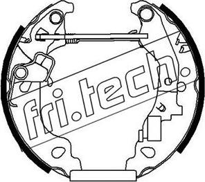 Fri.Tech. 16167 - Комплект тормозных колодок, барабанные autospares.lv