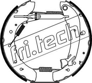 Fri.Tech. 16368 - Комплект тормозных колодок, барабанные autospares.lv