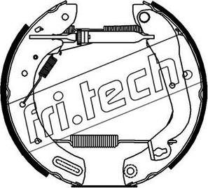 Fri.Tech. 16220 - Комплект тормозных колодок, барабанные autospares.lv