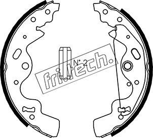 Fri.Tech. 1092.308 - Комплект тормозных колодок, барабанные autospares.lv