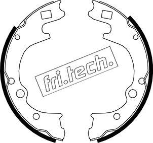 Fri.Tech. 1049.155 - Комплект тормозных колодок, барабанные autospares.lv