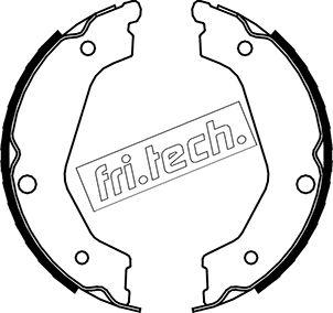 Fri.Tech. 1049.162 - Комплект тормозов, ручник, парковка autospares.lv