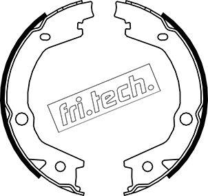 Fri.Tech. 1046.220 - Комплект тормозов, ручник, парковка autospares.lv