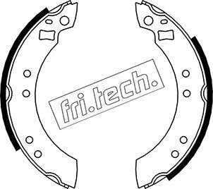 Fri.Tech. 1040.094 - Комплект тормозных колодок, барабанные autospares.lv