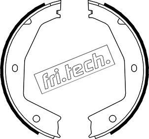 Fri.Tech. 1048.002 - Комплект тормозов, ручник, парковка autospares.lv