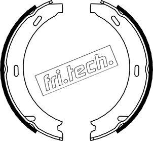 Fri.Tech. 1052.117 - Комплект тормозов, ручник, парковка autospares.lv