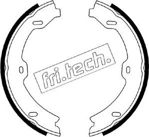 Fri.Tech. 1052.134 - Комплект тормозов, ручник, парковка autospares.lv