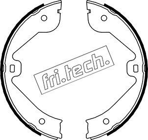 Fri.Tech. 1052.131 - Комплект тормозов, ручник, парковка autospares.lv