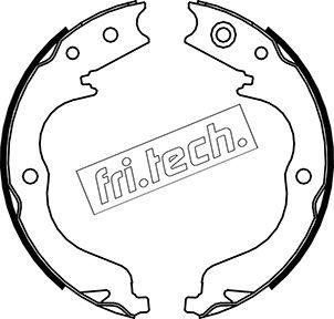 Fri.Tech. 1064.180 - Комплект тормозов, ручник, парковка autospares.lv