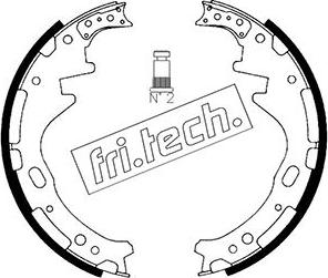 Fri.Tech. 1067.174 - Комплект тормозных колодок, барабанные autospares.lv