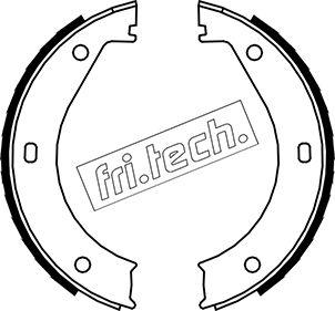 Fri.Tech. 1019.023 - Комплект тормозов, ручник, парковка autospares.lv