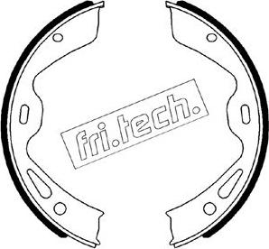 Fri.Tech. 1083.004 - Комплект тормозов, ручник, парковка autospares.lv