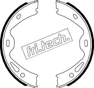 Fri.Tech. 1083.005 - Комплект тормозов, ручник, парковка autospares.lv