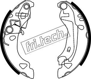 Fri.Tech. 1034.094 - Комплект тормозных колодок, барабанные autospares.lv