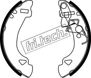 Fri.Tech. 1034.093 - Комплект тормозных колодок, барабанные autospares.lv