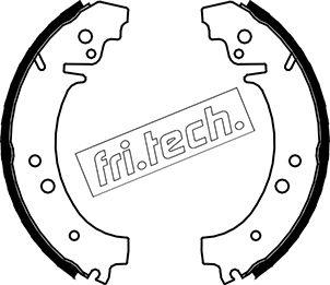 Fri.Tech. 1034.076 - Комплект тормозных колодок, барабанные autospares.lv