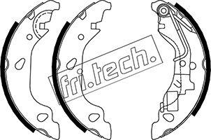 Fri.Tech. 1034.104Y - Комплект тормозных колодок, барабанные autospares.lv