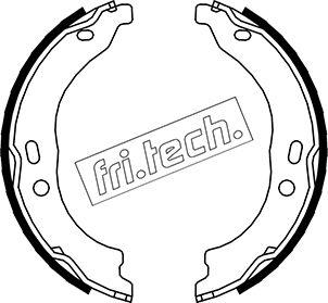 Fri.Tech. 1034.118 - Комплект тормозов, ручник, парковка autospares.lv