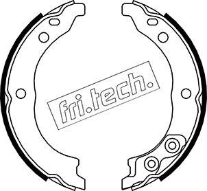 Fri.Tech. 1034.113K - Комплект тормозов, ручник, парковка autospares.lv