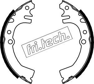 Fri.Tech. 1026.346 - Комплект тормозных колодок, барабанные autospares.lv