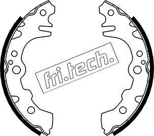 Fri.Tech. 1026.351 - Комплект тормозных колодок, барабанные autospares.lv