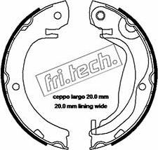 Fri.Tech. 1115.325 - Комплект тормозов, ручник, парковка autospares.lv