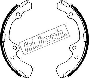 Fri.Tech. 1115.255 - Комплект тормозных колодок, барабанные autospares.lv