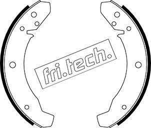 Fri.Tech. 1124.247 - Комплект тормозных колодок, барабанные autospares.lv