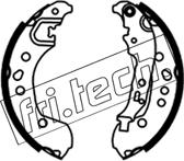 Fri.Tech. 1253.719 - Комплект тормозных колодок, барабанные autospares.lv