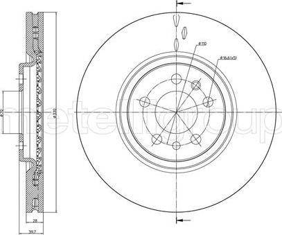 Fri.Tech. BD0992 - Тормозной диск autospares.lv