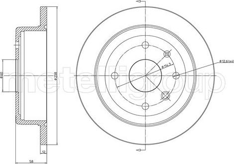 Fri.Tech. BD0090 - Тормозной диск autospares.lv