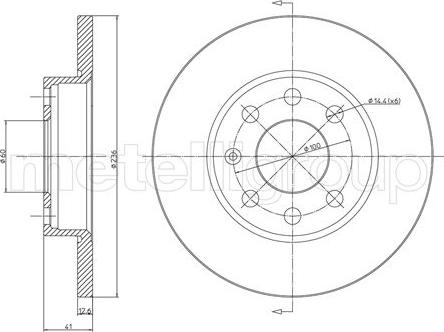 Fri.Tech. BD0009 - Тормозной диск autospares.lv